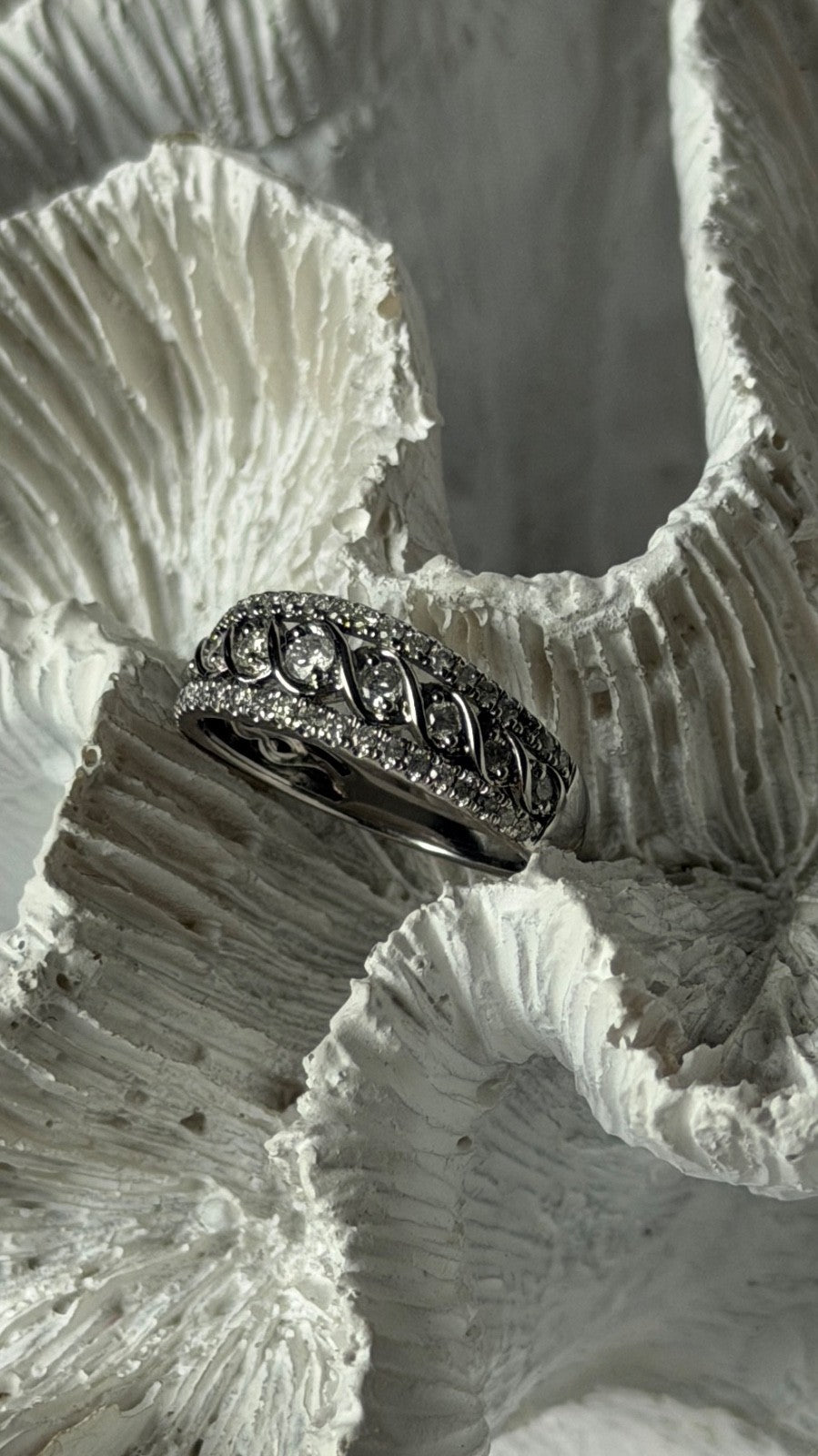 14K Yellow Gold Diamond 0.50 ct Ring Size 5.5