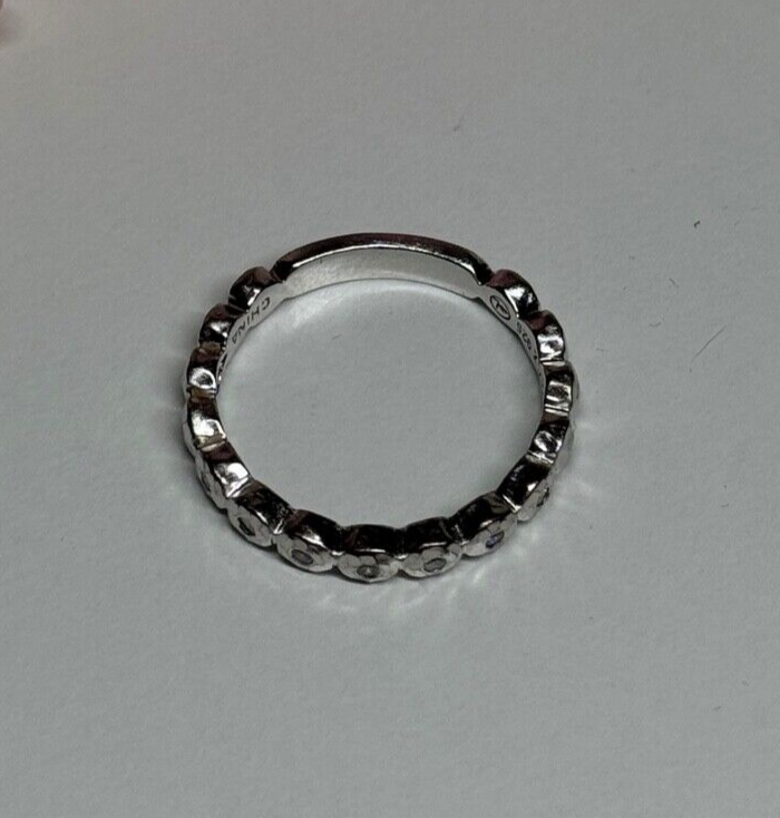 925 Sterling Silver CZ Ring Size 7