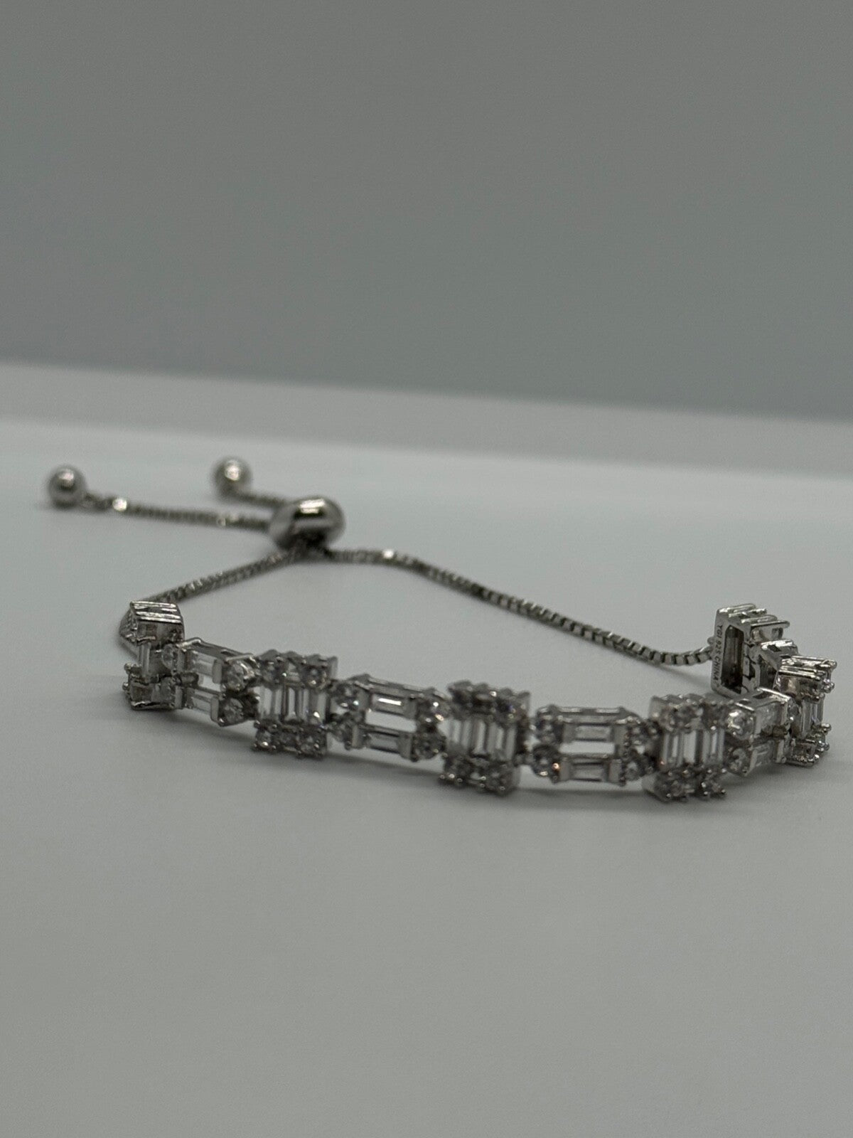 925 Sterling Silver CZ Bracelet