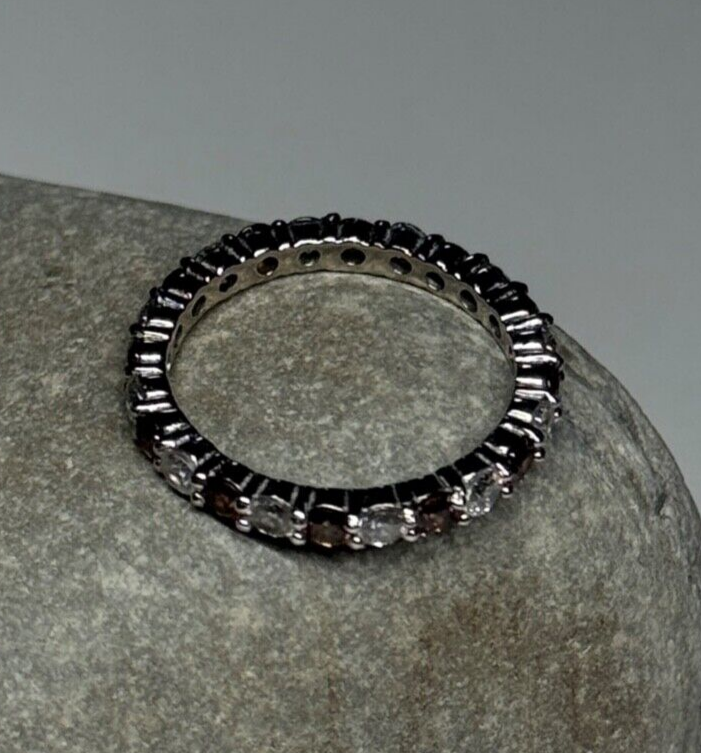 925 Sterling Silver CZ Ring Size 5.5