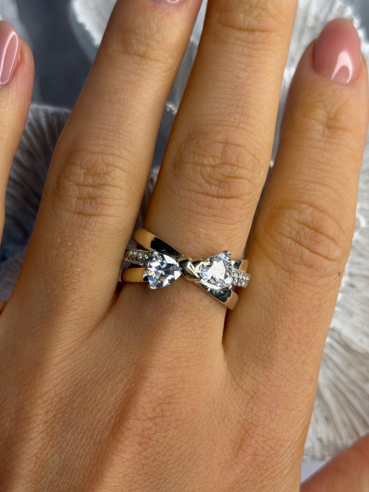 Pandora Ale 58 925 Sterling Silver Cz Ring Size 9