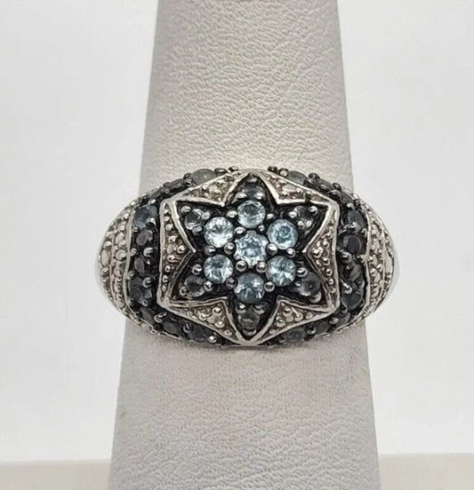 925 Sterling Silver Spinel Ring Size 6.5