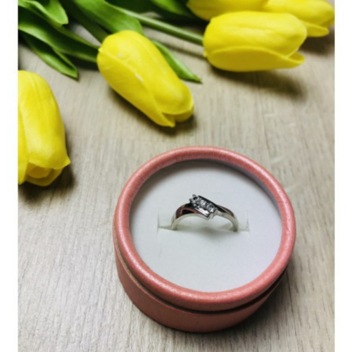 925 Sterling Silver CZ Ring Size 7