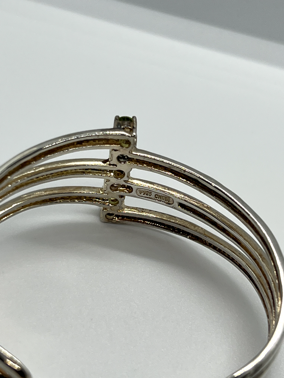 925 Sterling Silver Spinel Bracelet