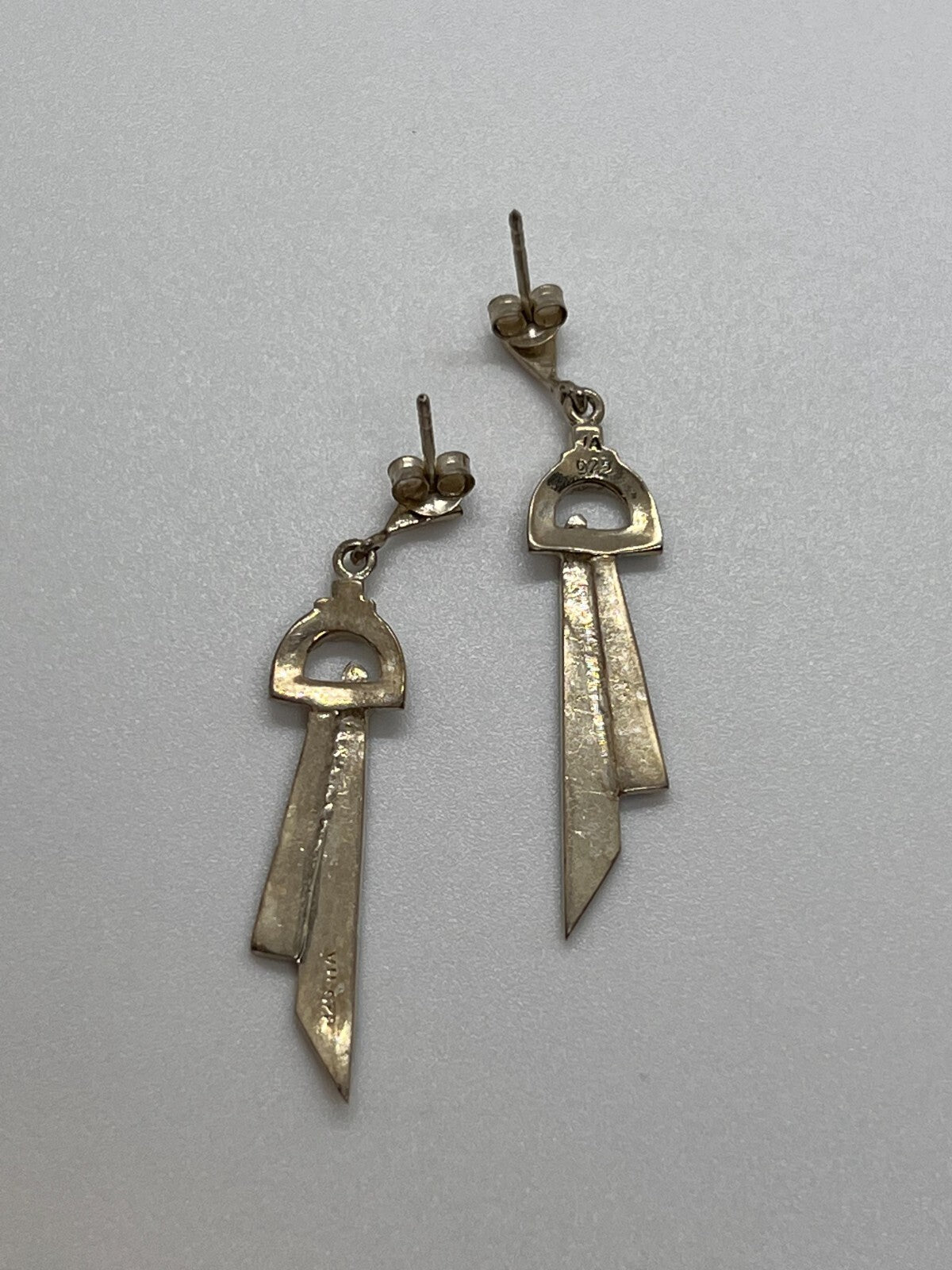 Vintage 925 Sterling Silver & Marcasites Earrings