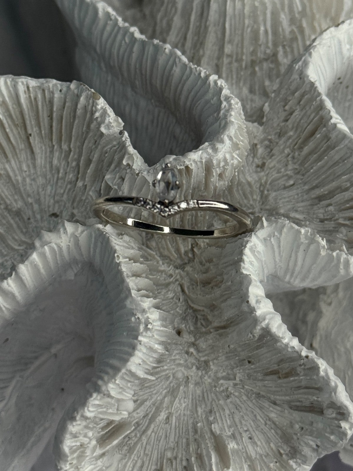 Ale 62 925 Sterling Silver Topaz & Beryl Ring Size 10