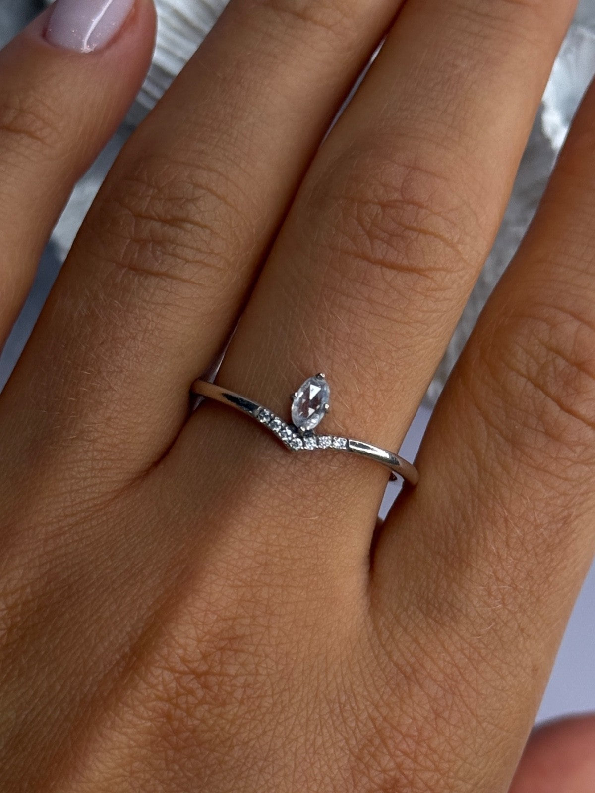 Ale 62 925 Sterling Silver Topaz & Beryl Ring Size 10