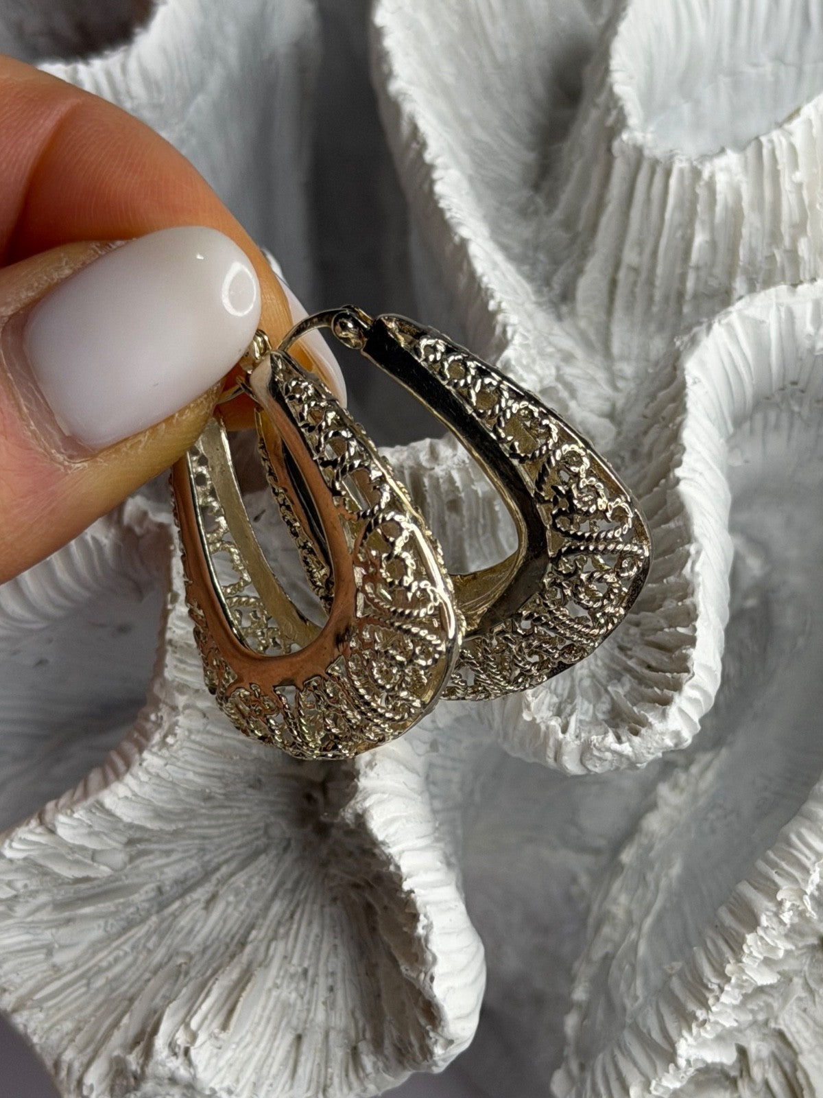 MWS Vintage 925 Sterling Silver Earrings