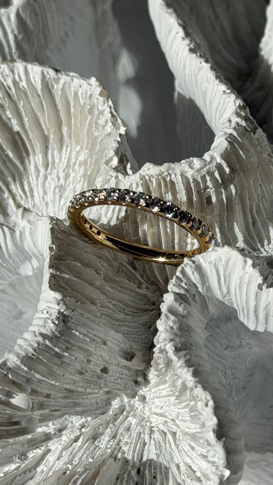 Custom 14K Yellow Gold Diamond 0.77 ct Ring Size 6