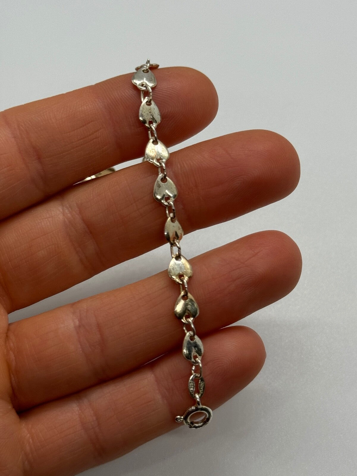 925 Sterling Silver Bracelet Italy
