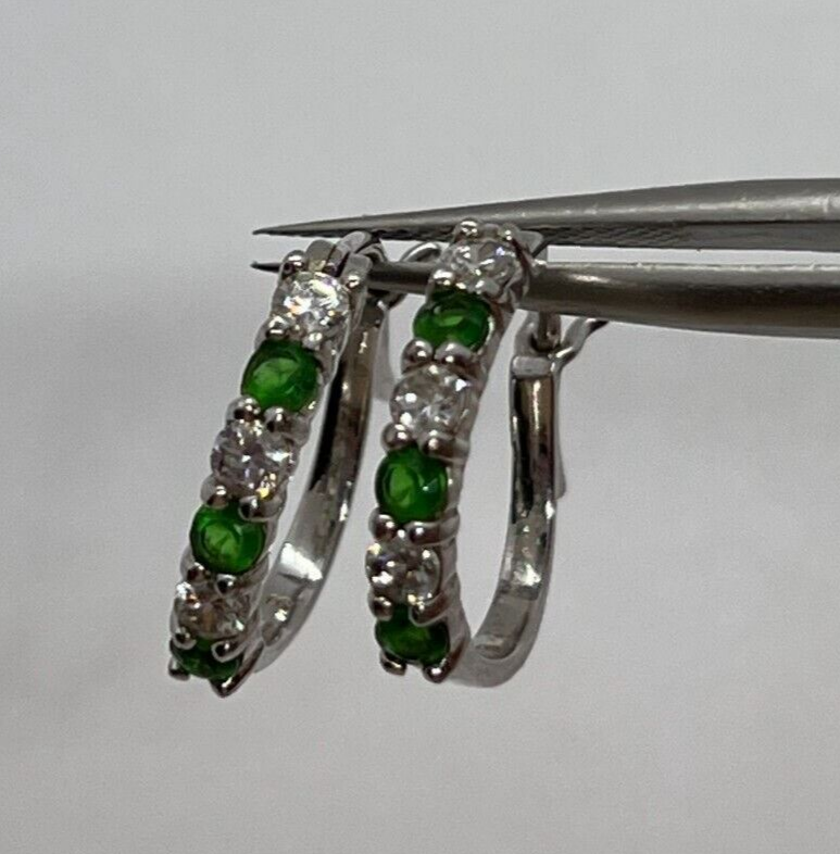 925 Sterling Silver CZ Earrings