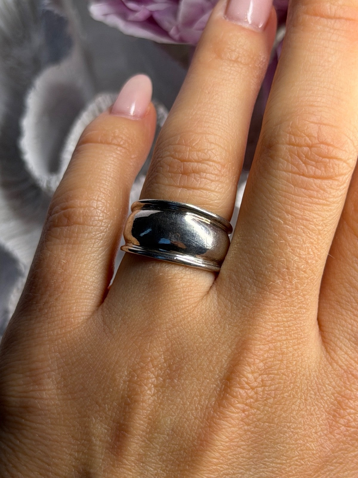 Vintage 925 Sterling Silver Ring Size 7