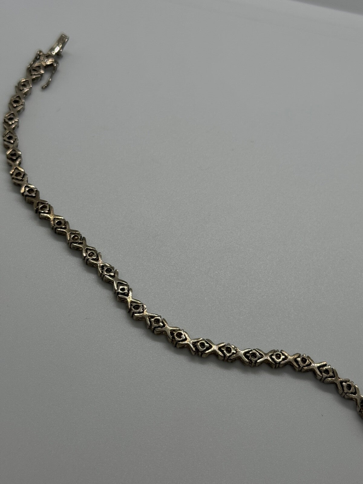 925 Sterling Silver CZ Bracelet