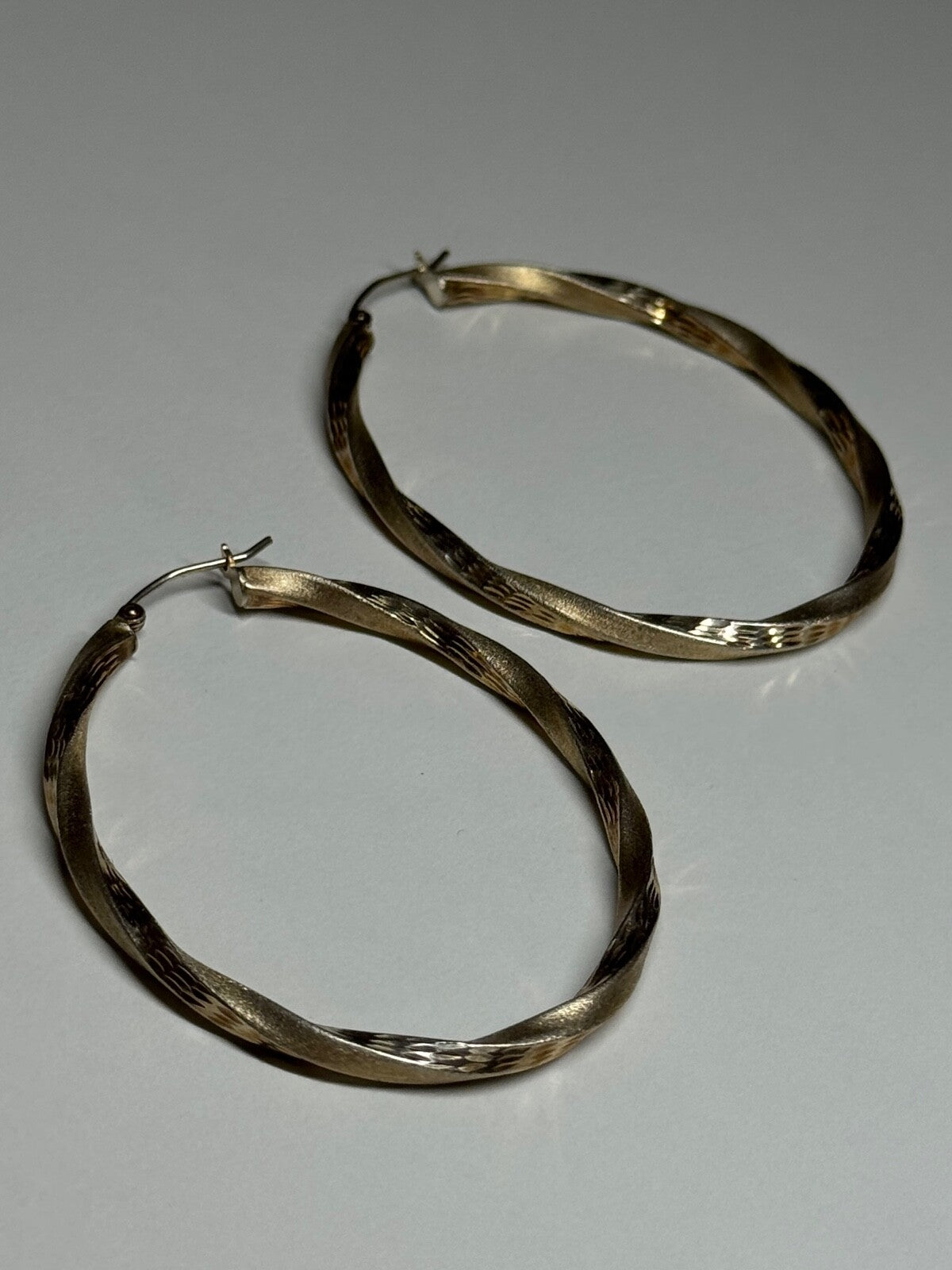 925 Sterling Silver Earrings Length 53.5 Mm