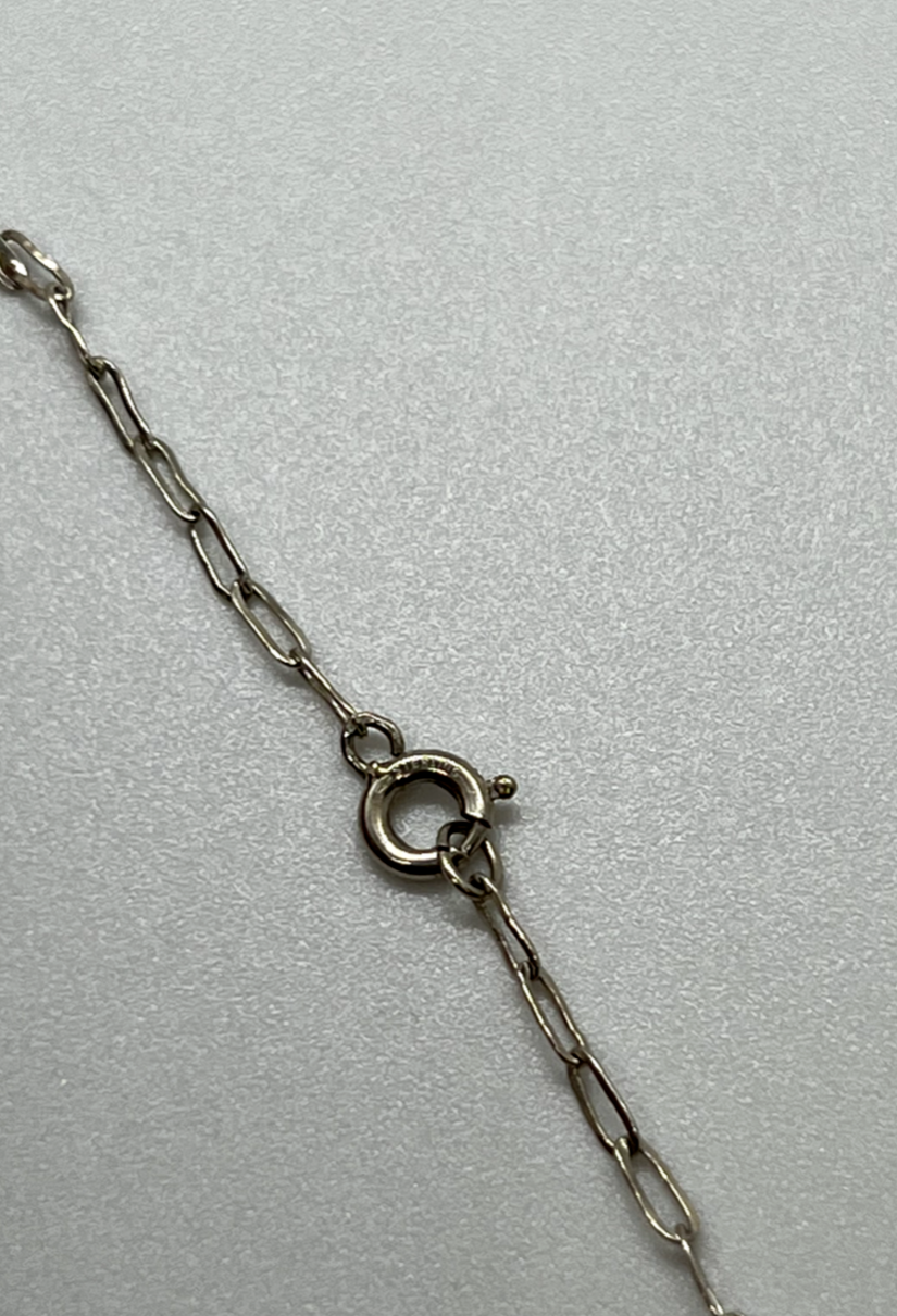 925 Sterling Silver Marcasite Necklace