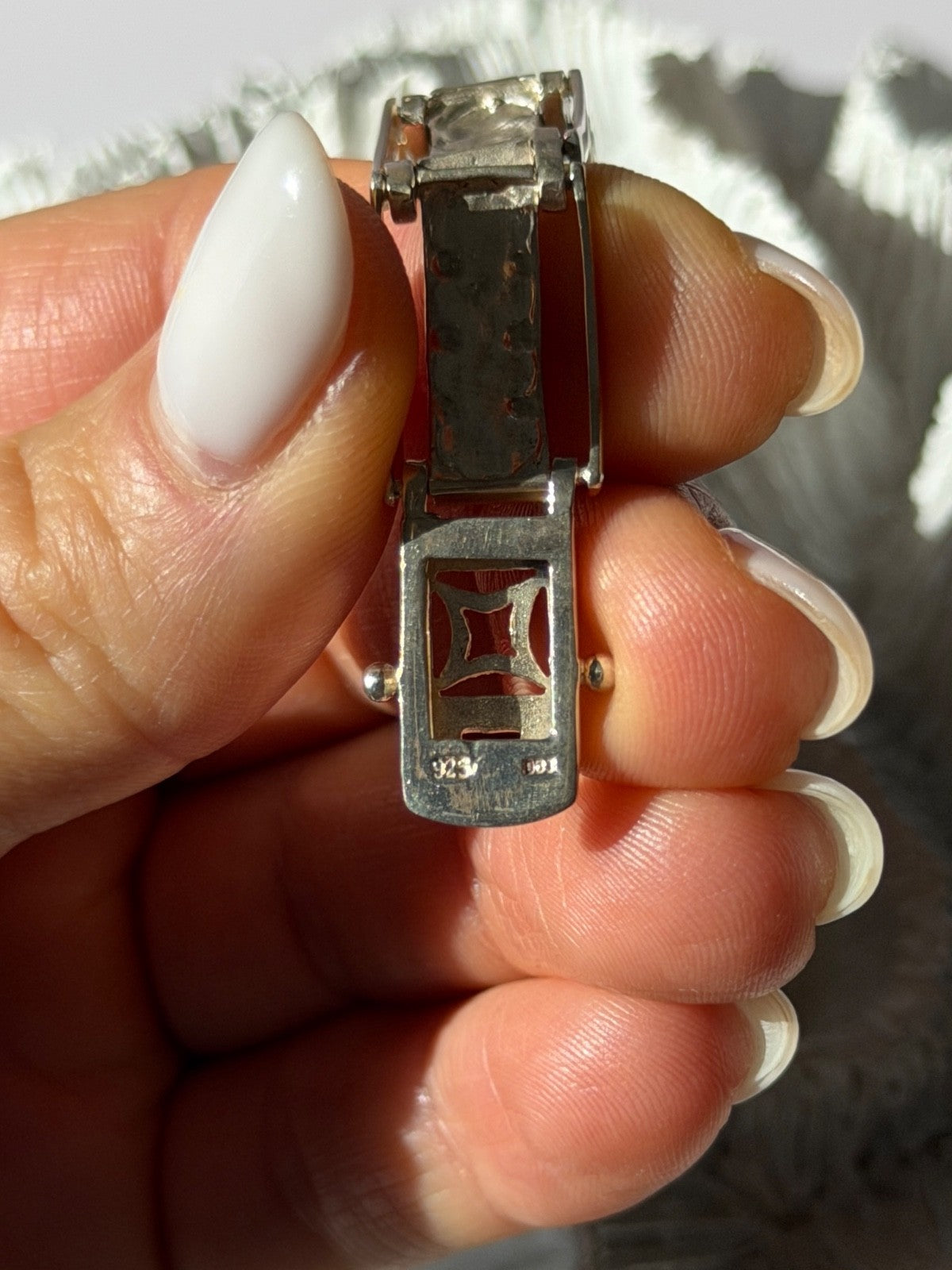 Vintage 925 Sterling Silver Marcasite Bracelet