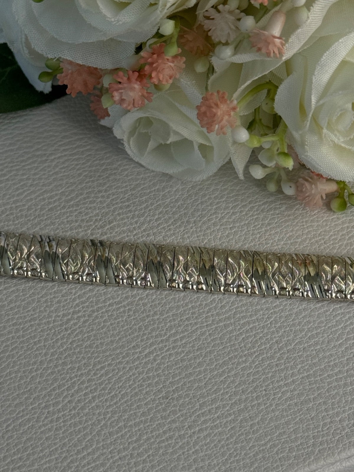 Beautiful Classy Italy 925 Sterling Silver Bracelet Length 7.5 Inch