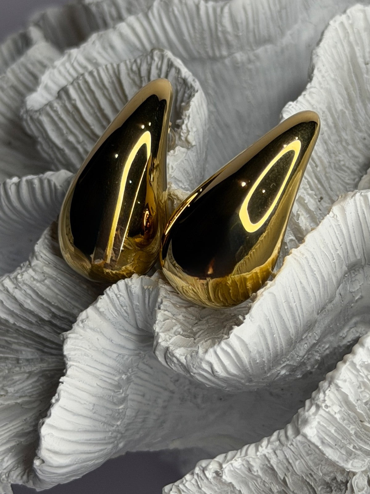 18K Yellow Gold Plated Drop Earrings