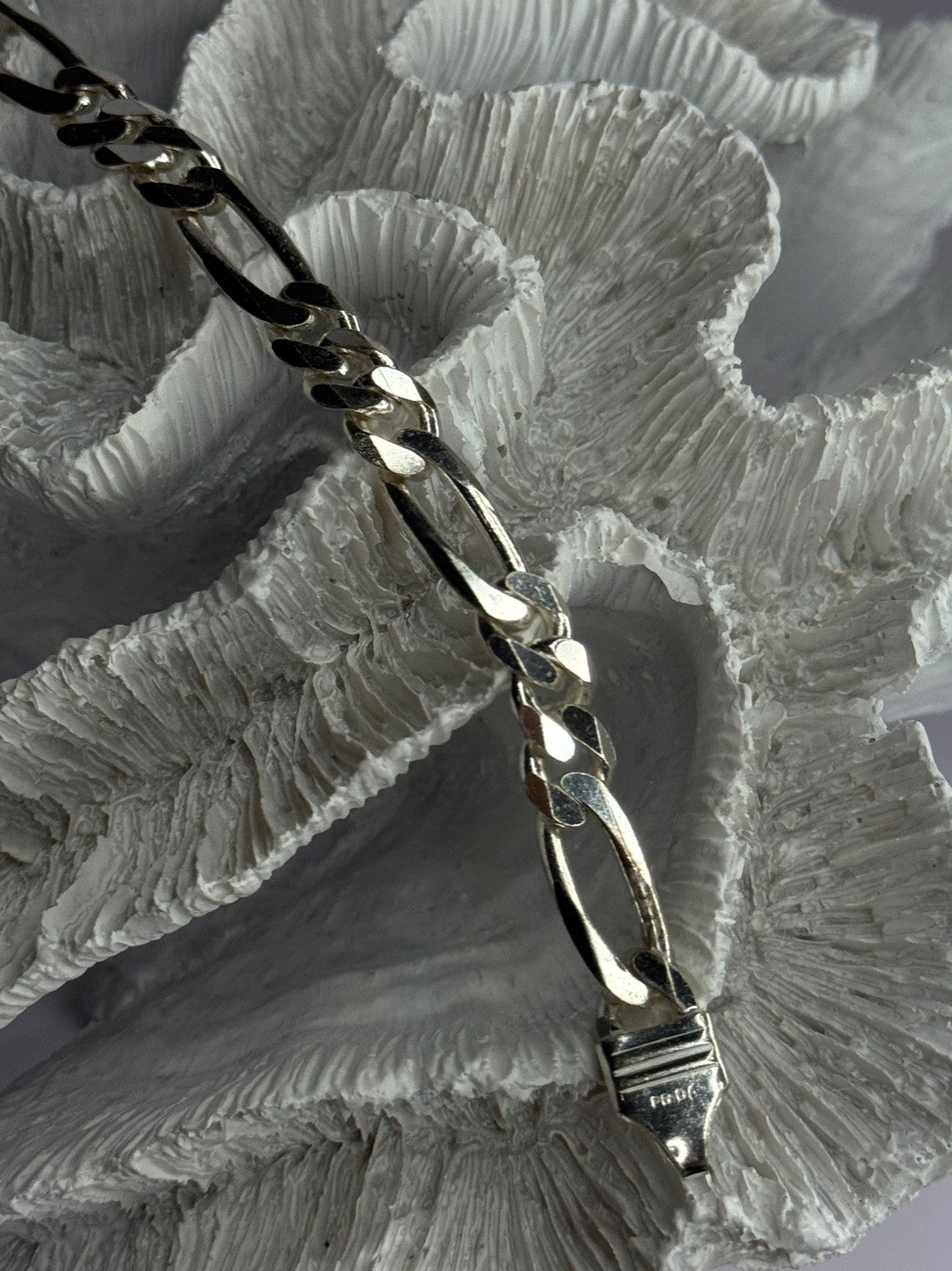 Mens 925 Sterling Silver Bracelet Length 8