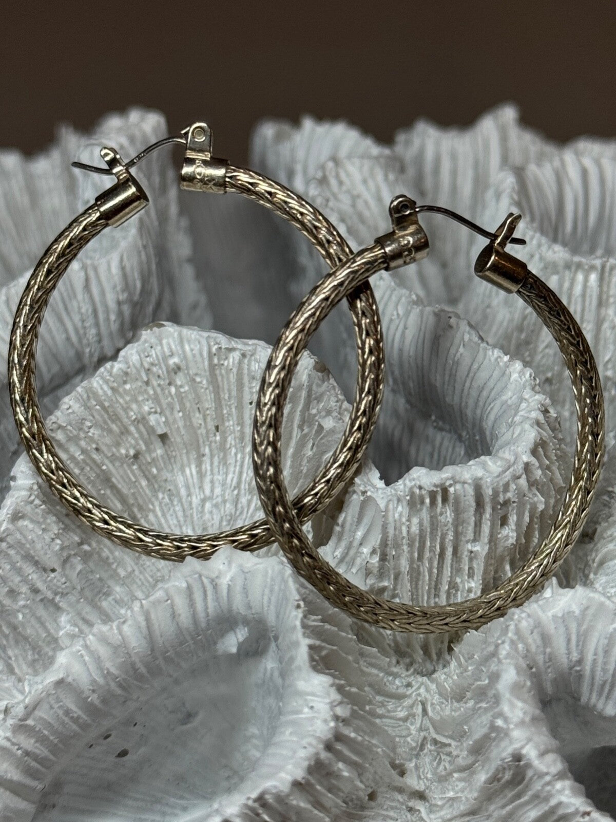 925 Sterling Silver Earrings Length 1.5 Inch