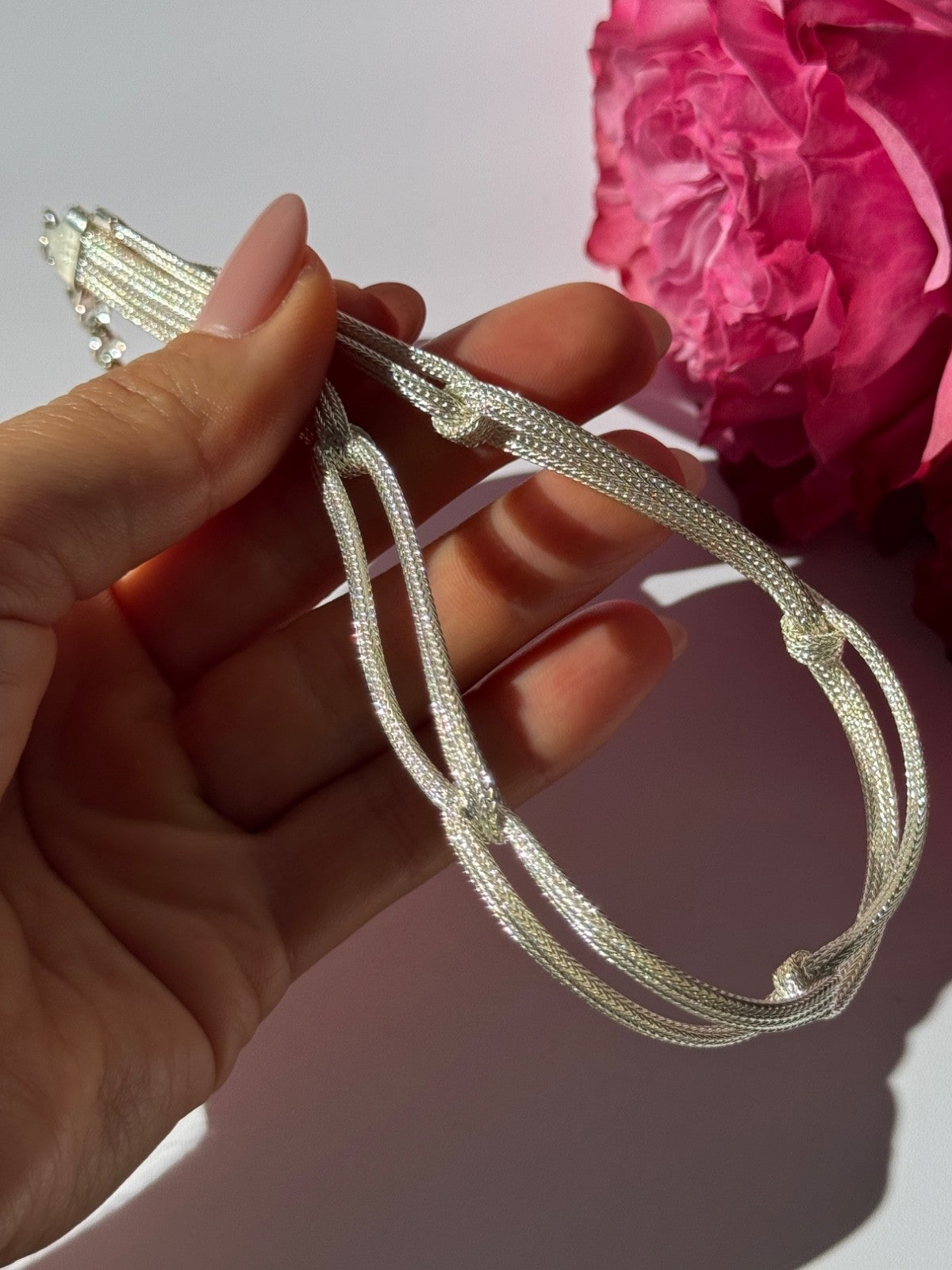 Italy Milor 925 Sterling Silver Necklace Length 13/17 Inch