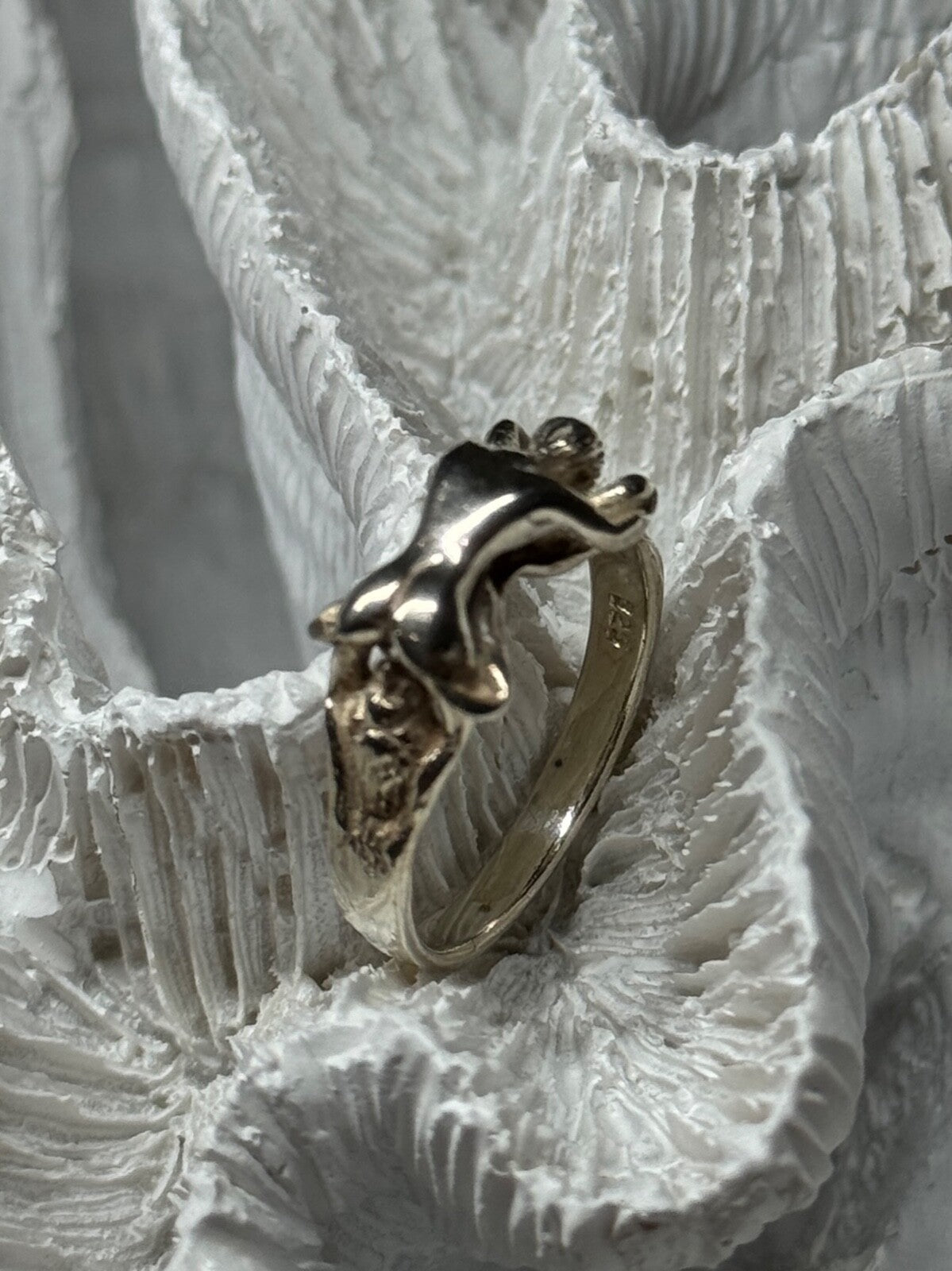 925 Sterling Silver Kamasutra Ring Size 6