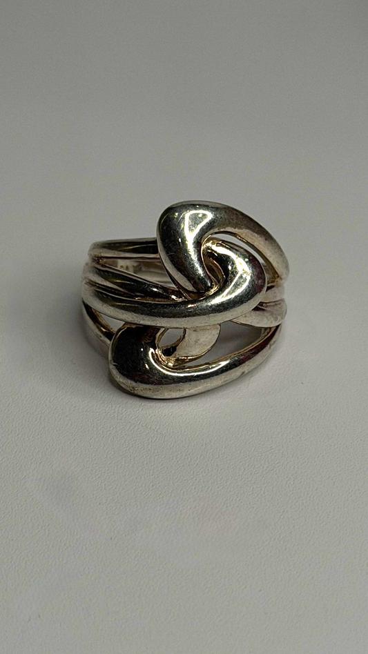 Unique Design 925 Sterling Silver Ring Size 7