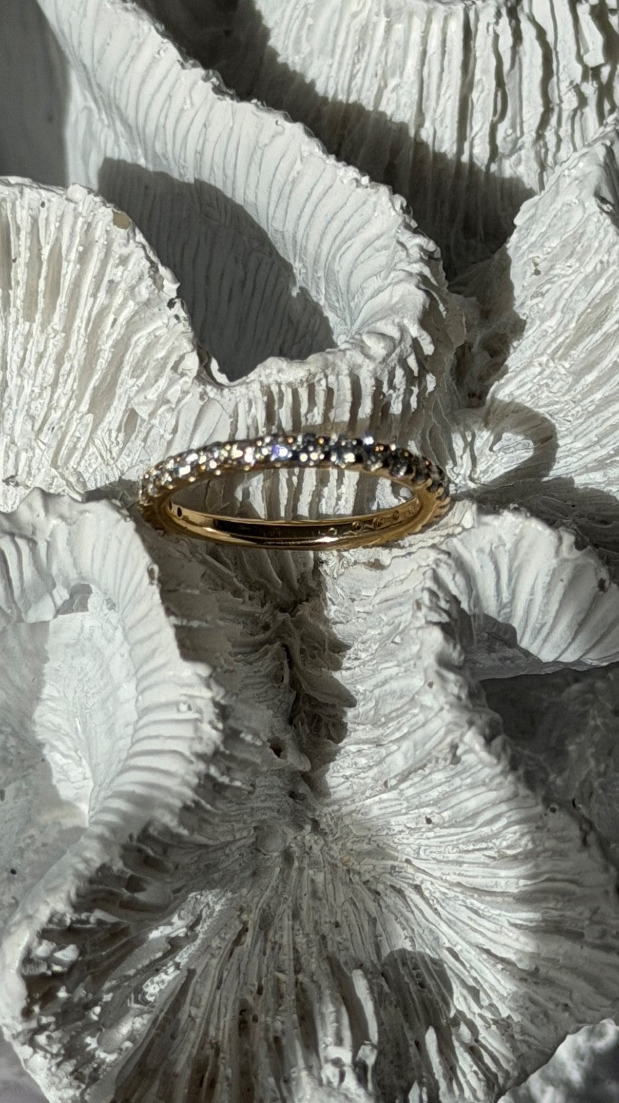 Custom 14K Yellow Gold Diamond 0.77 ct Ring Size 6