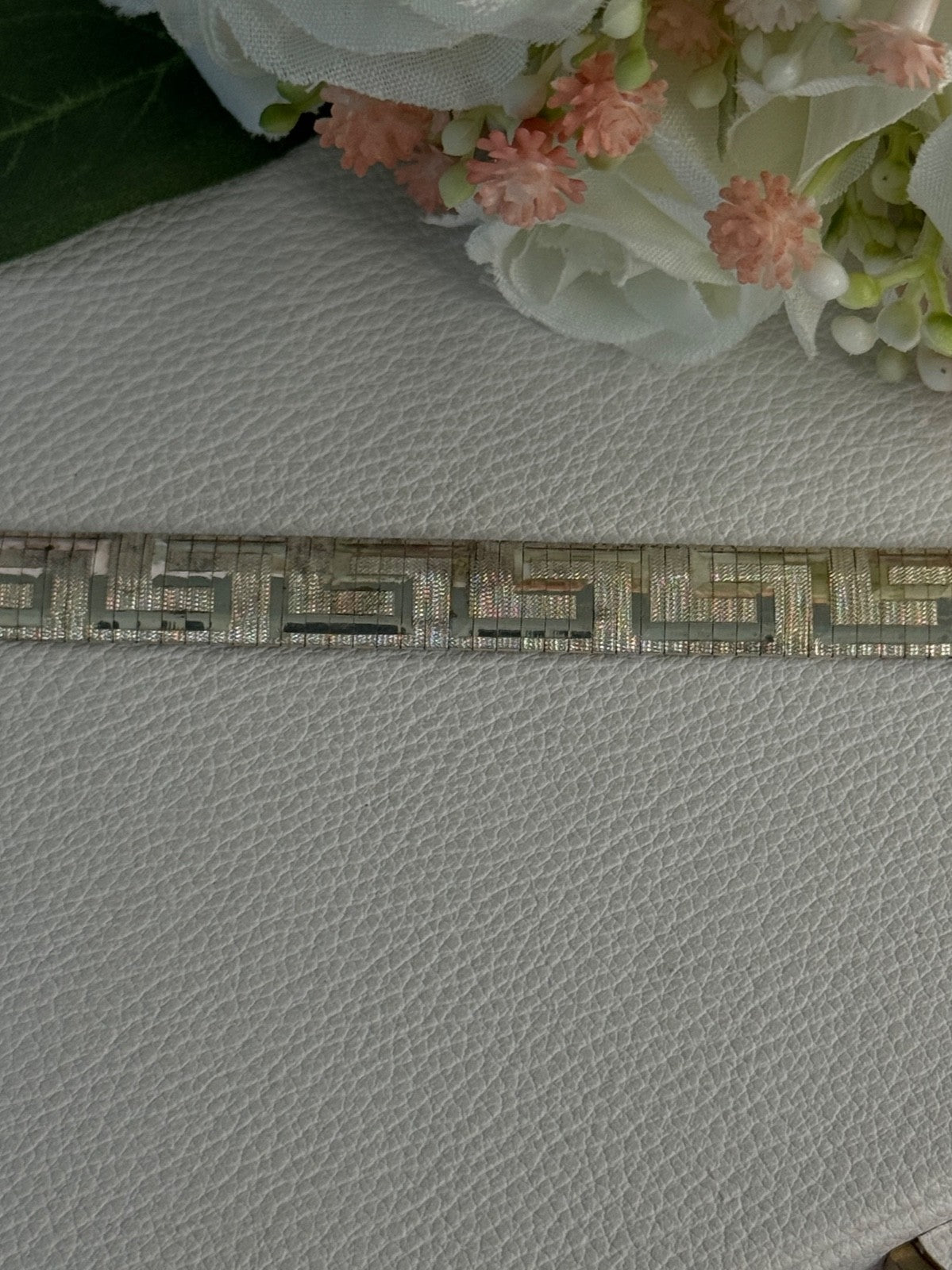 Jcm Italy 925 Sterling Silver Bracelet Length 7.5 Inch