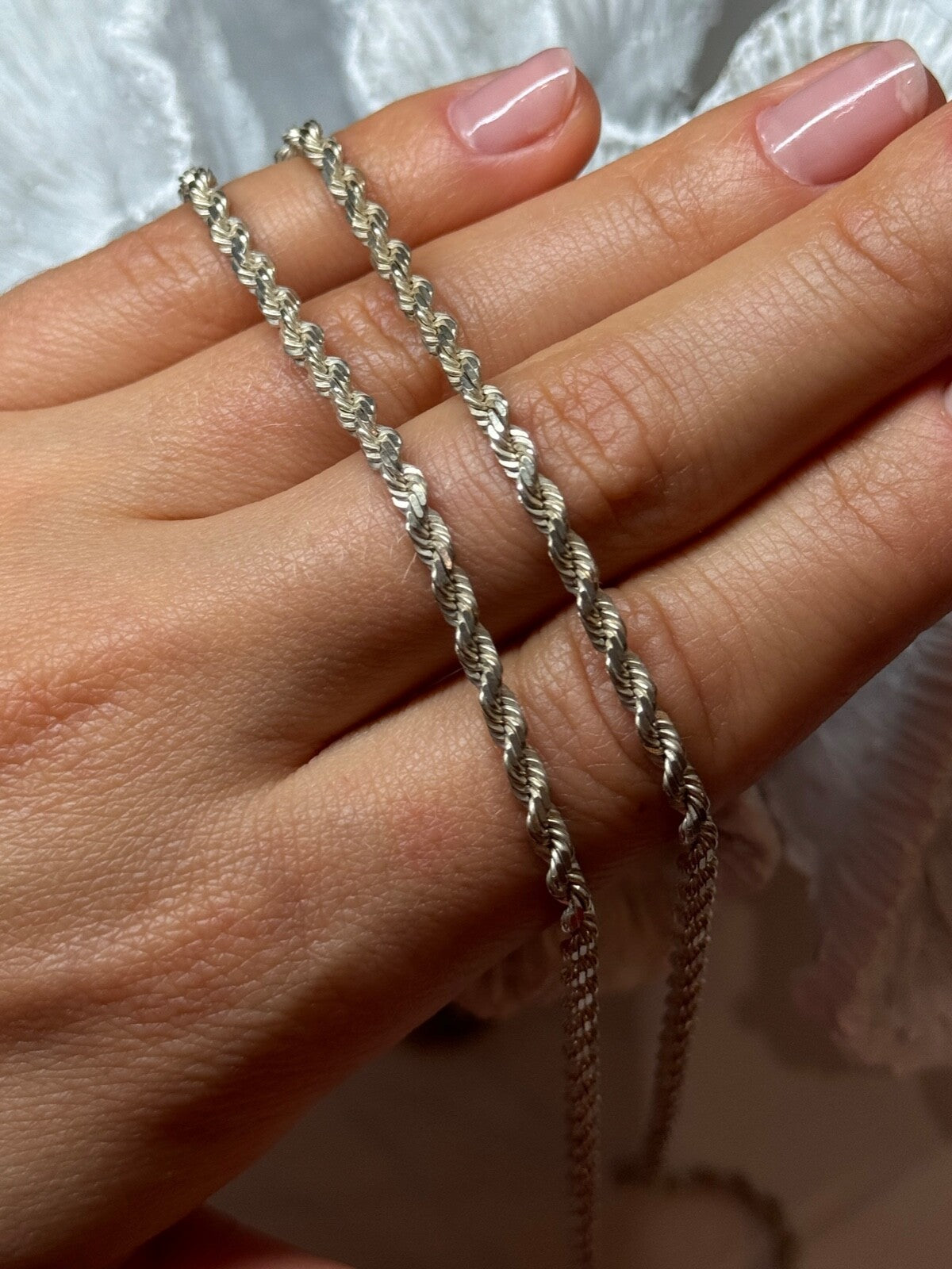 925 Sterling Silver Long Chain Length 30 Inch