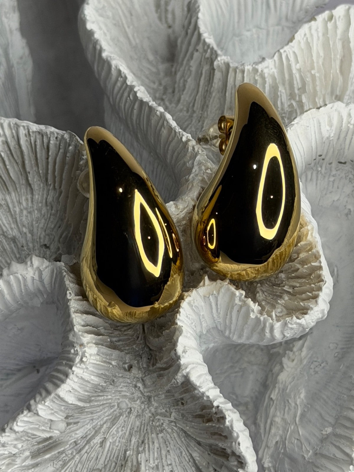 18K Yellow Gold Plated Drop Earrings