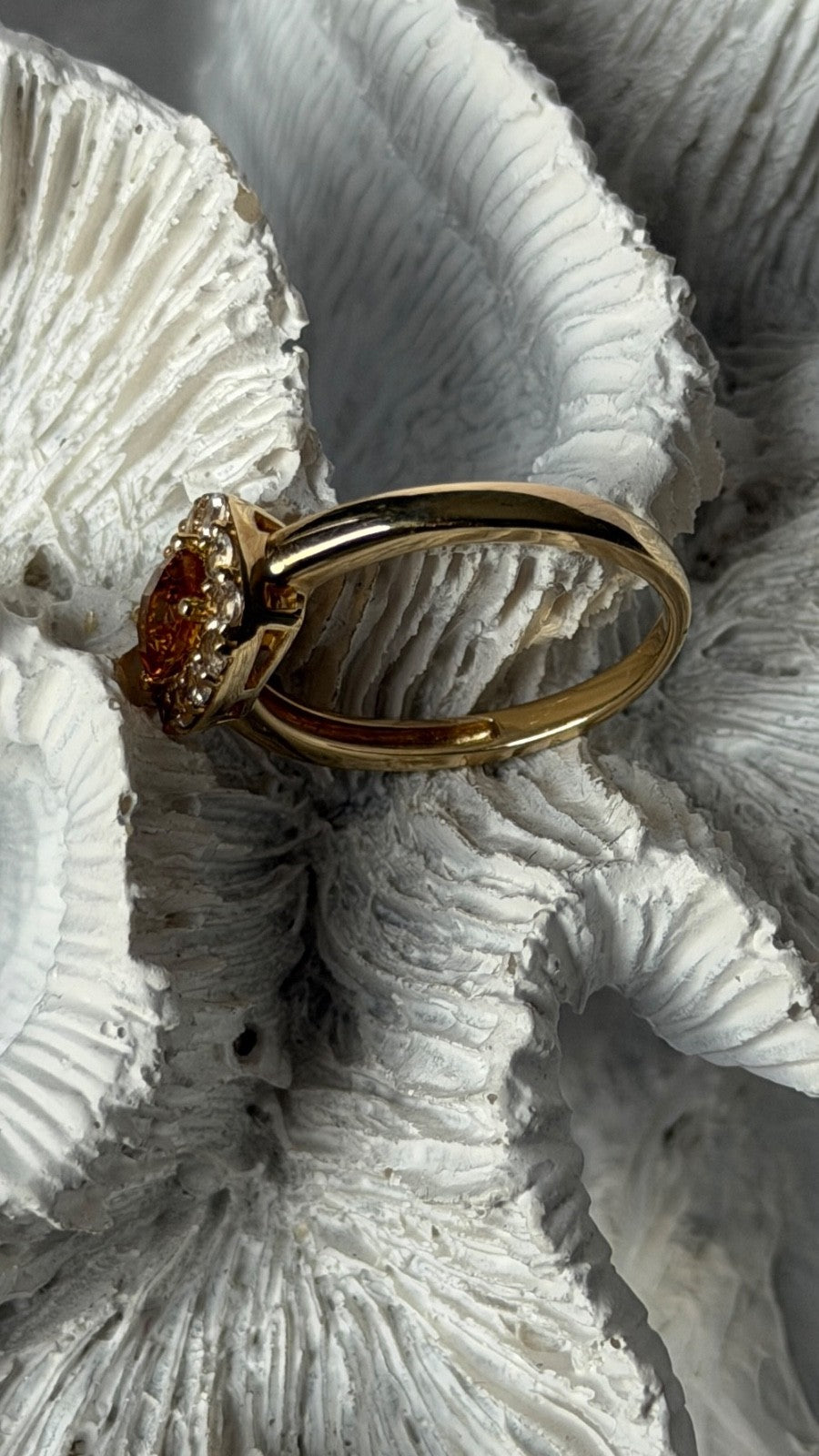 Le Vian 14K Yellow Gold Citrine & Beryl Ring Size 7.5