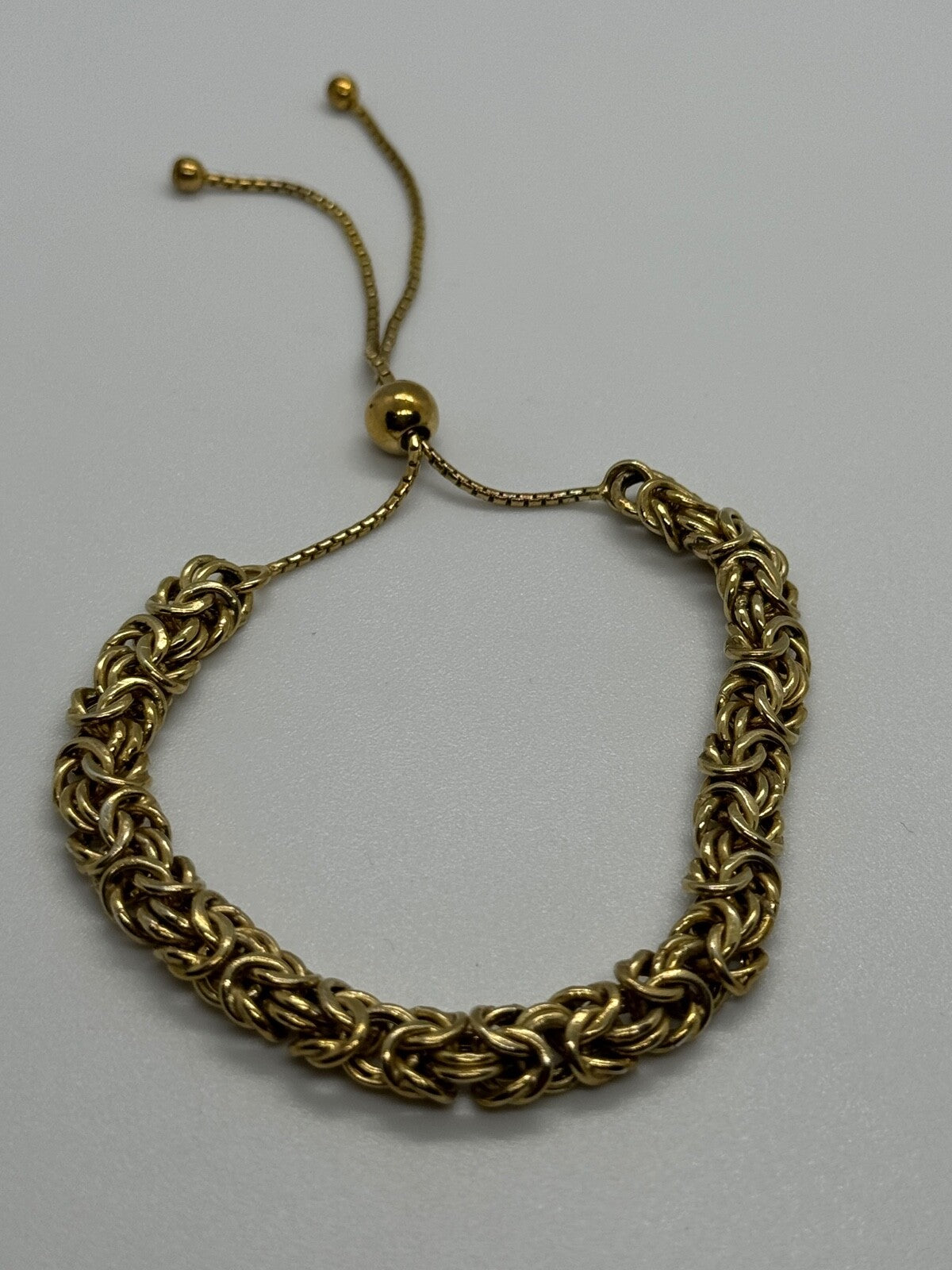 925 Sterling Silver Gold Plated Milor Italy Bracelet