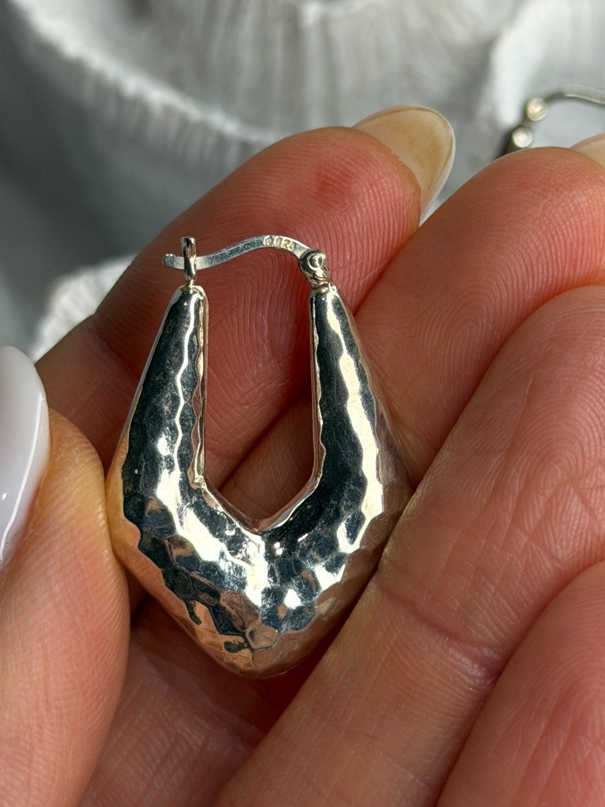 Elegant Italy 925 Sterling Silver Earrings