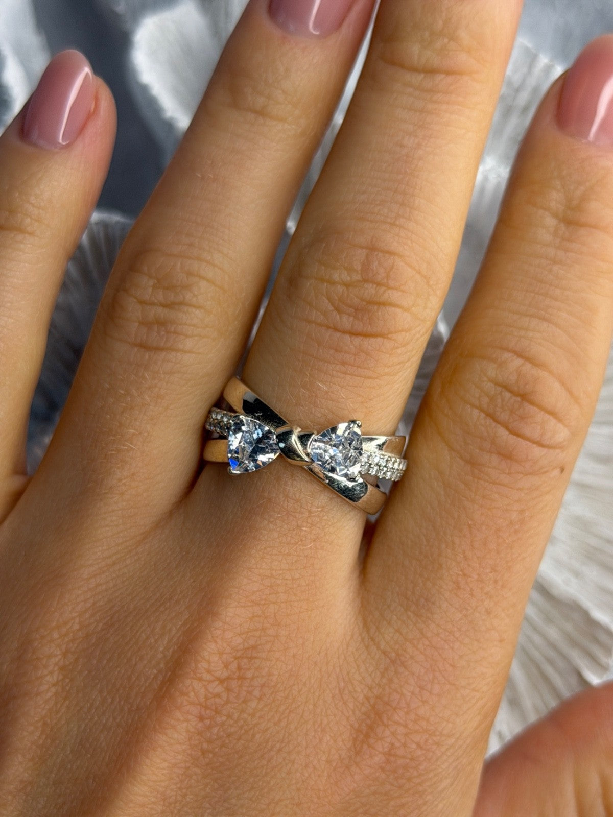 Pandora Ale 58 925 Sterling Silver Cz Ring Size 9