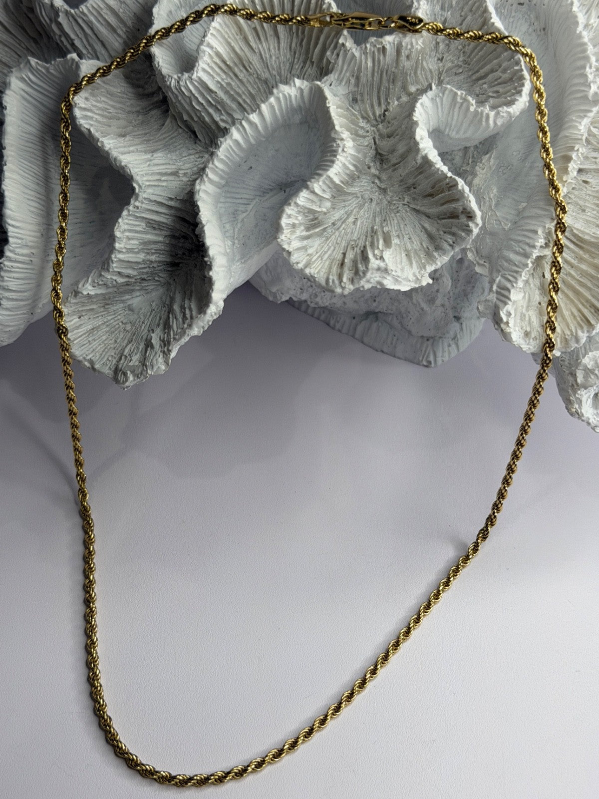 Italy 925 Sterling Silver Gold Plated Chain