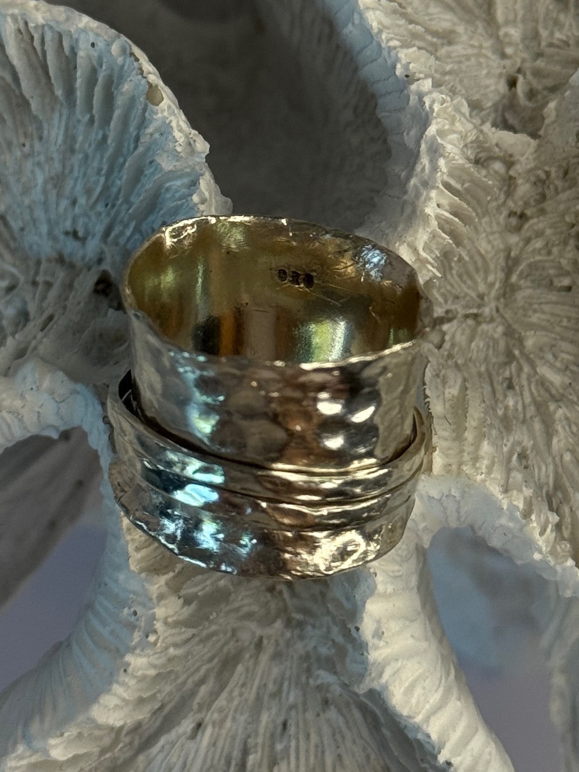 Unique Design 925 Sterling Silver Ring Size 6