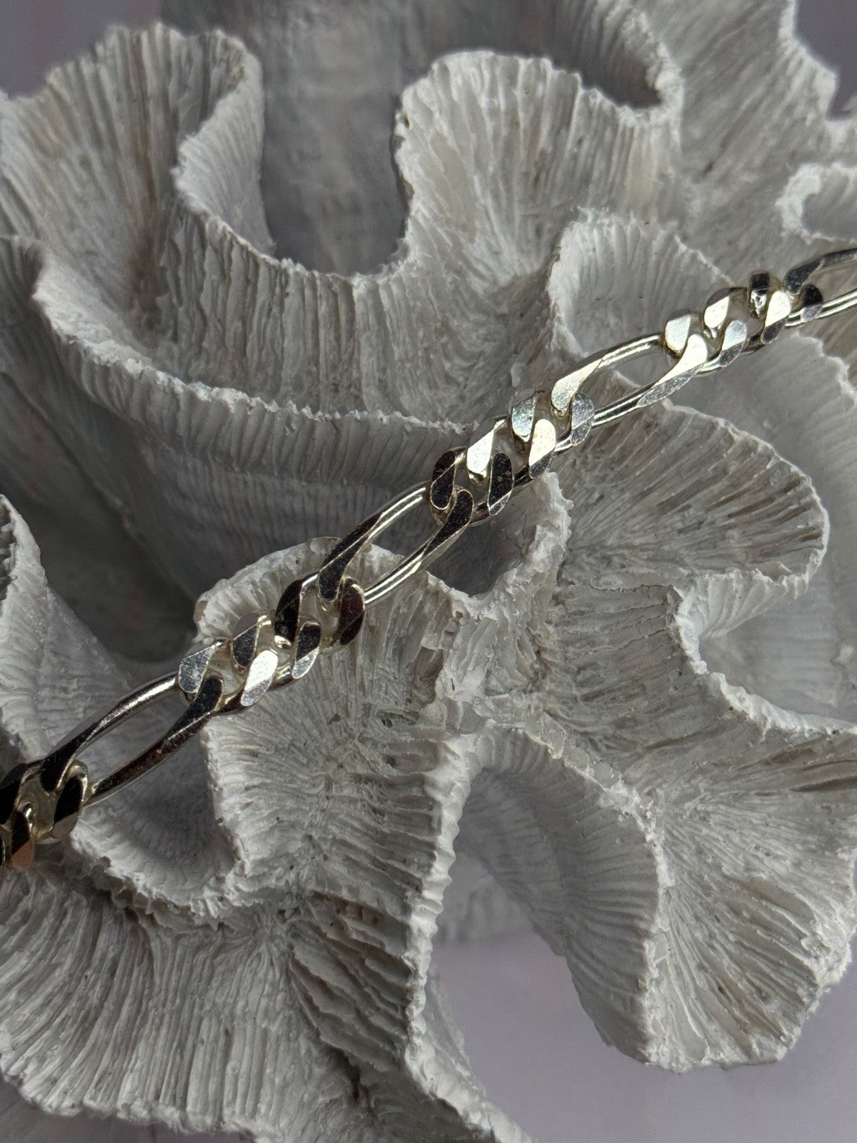 Mens 925 Sterling Silver Bracelet Length 8