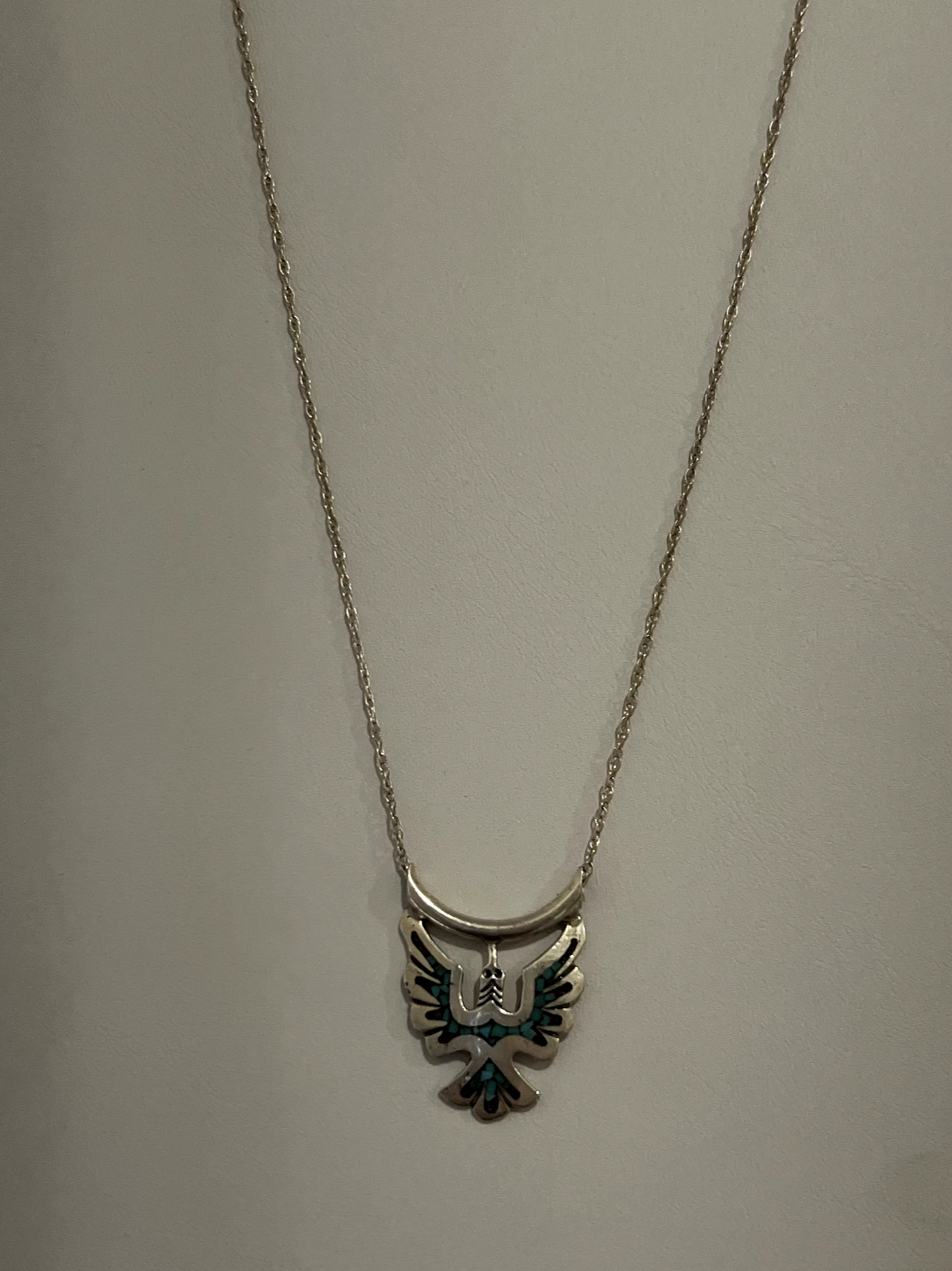 925 Sterling Silver Turquoise Necklace