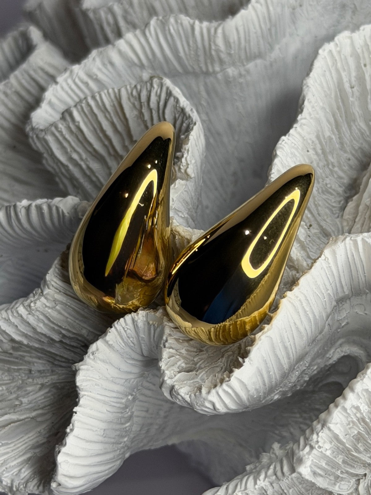 18K Yellow Gold Plated Drop Earrings