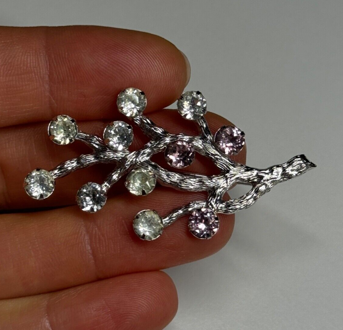 925 Sterling Silver Van Dell Spinel Brooch