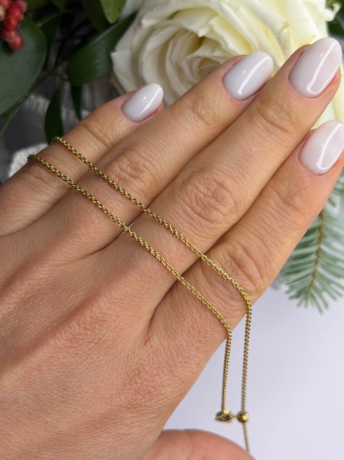 Pandora 925 Sterling Silver Gold Plated Chain