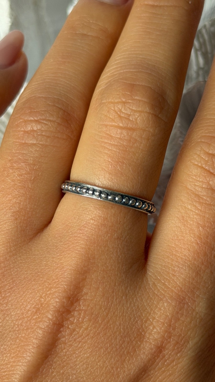 925 Sterling Silver Ring Size 8