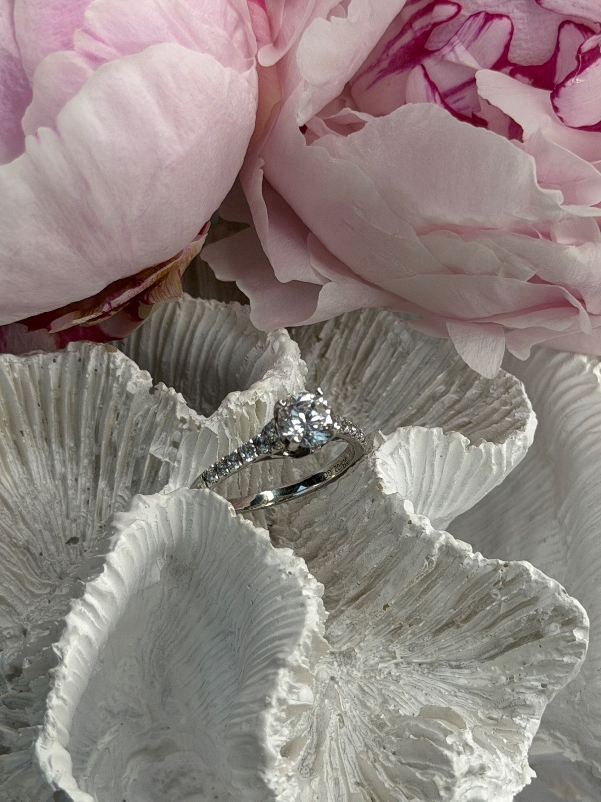 GOC 925 Sterling Silver tcw 1.33 Cz Ring Size 7