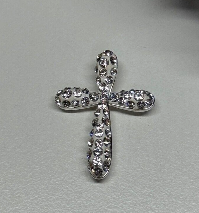 925 Sterling Silver CZ Cross