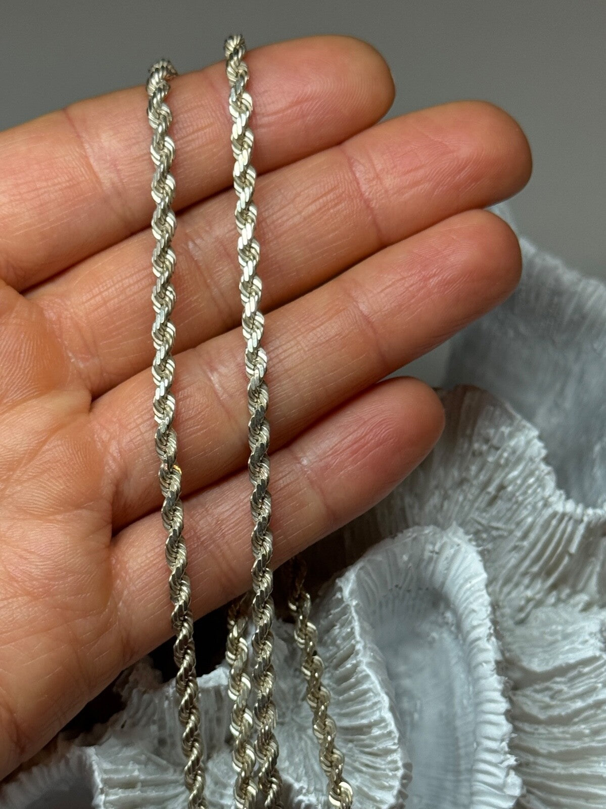 925 Sterling Silver Long Chain Length 30 Inch