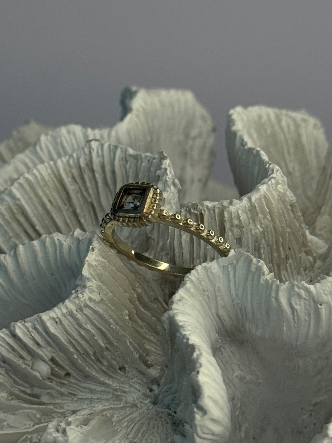925 Sterling Silver Rj Topaz Ring Size 7