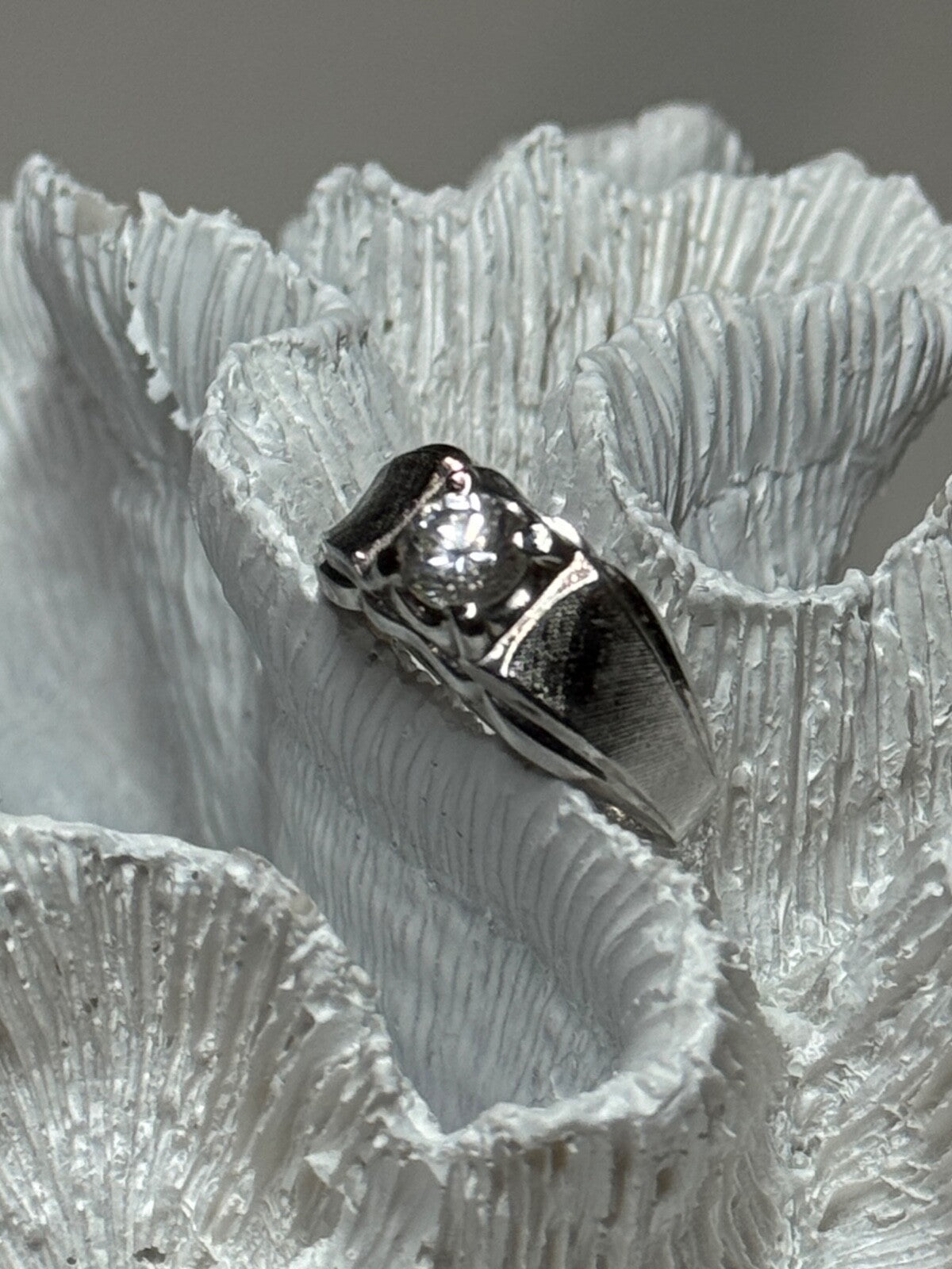 925 Sterling Silver Sapphire Men'S Ring Size 11