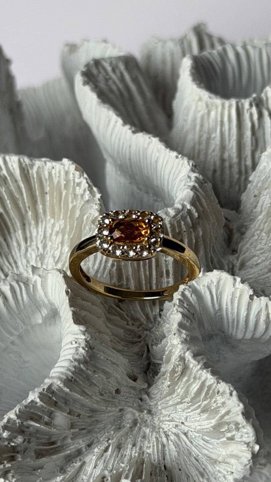 Le Vian 14K Yellow Gold Citrine & Beryl Ring Size 7.5
