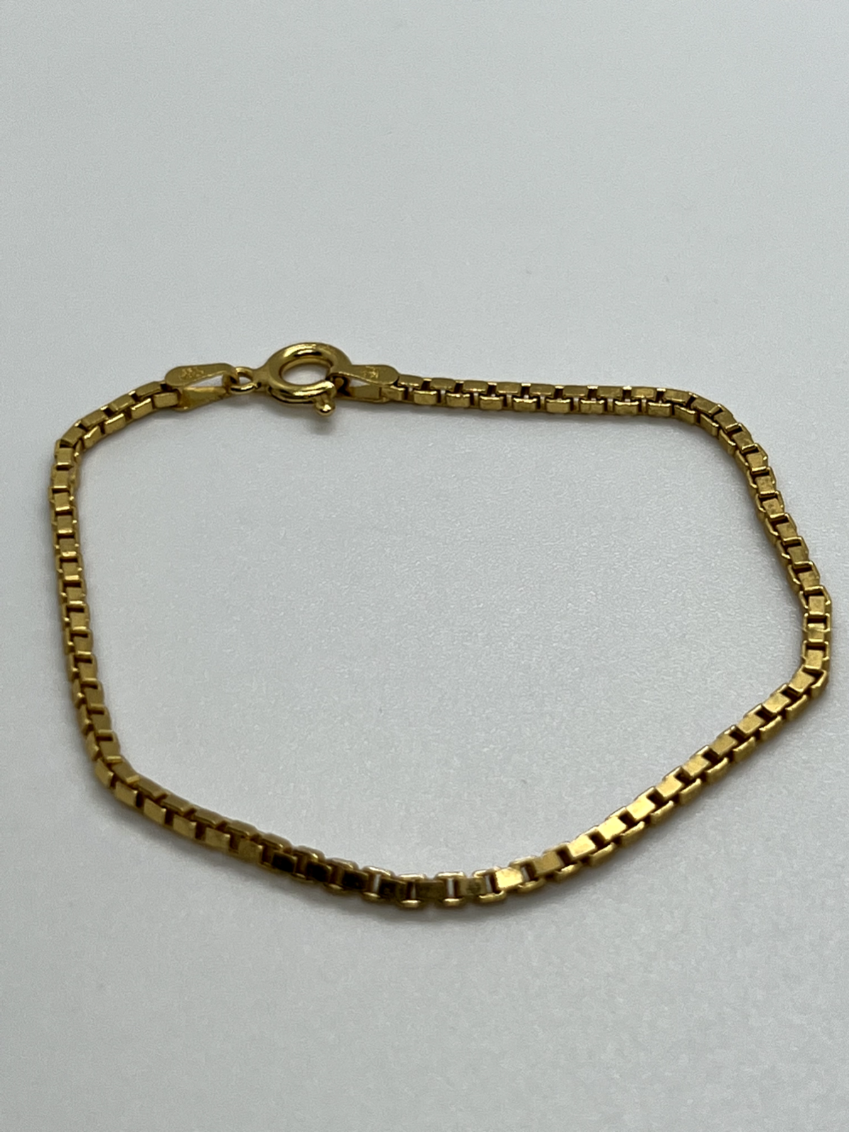 925 Sterling Silver Gold Plated Bracelet Italy